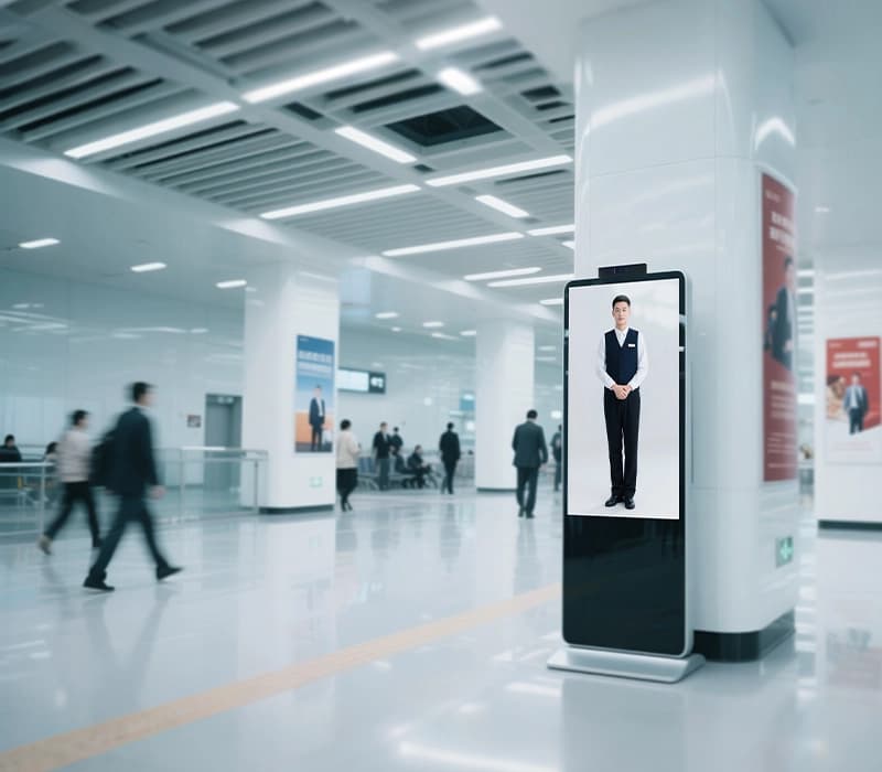 AI 数字人交通枢纽导航场景